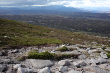 Hiking trail to Mount Keen from  Glen Tanar - Aberdeenshire - Scotland - UK