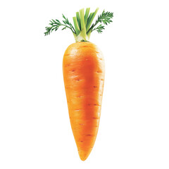 a carrot white background
