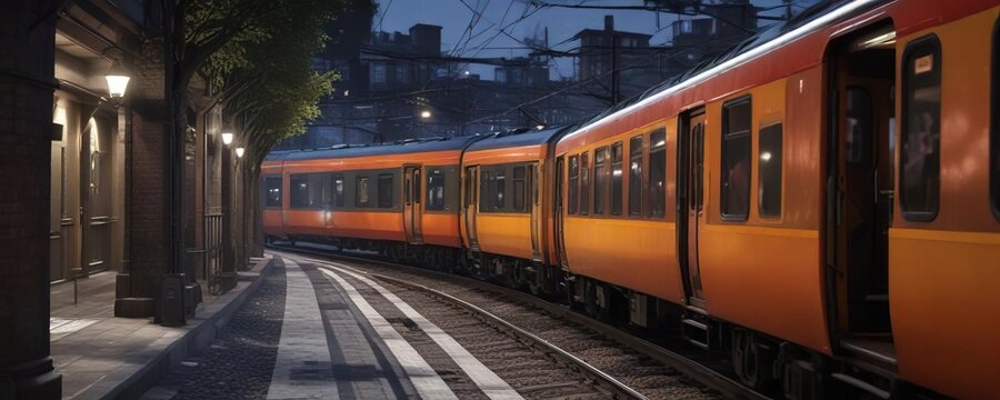 Una modello nuda sdraiata sui binari del treno, railroad, solitude, scenery
