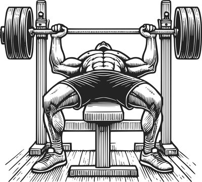 illustration of a weight lifting