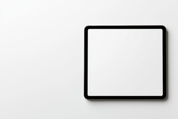 Solid-color tablet mock up isolated on a clean backdrop perfect for design presentations