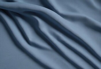 Fototapeta premium Woven blue linen texture natural canvas background, blue fabric, natural canvas