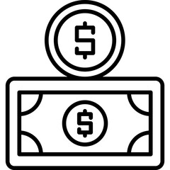 Obraz premium Cash Icon