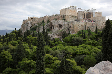 Fototapeta premium Acropolis - Filopappou Hills - Athens - Greece
