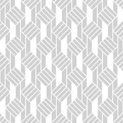 Abstract geometric seamless pattern. with Vector background. Gray and white texture. Graphic modern pattern.