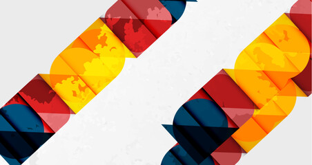 Grainy texture geometric abstract background. Vector Illustration For Wallpaper, Banner, Background, Card, Book Illustration, landing page