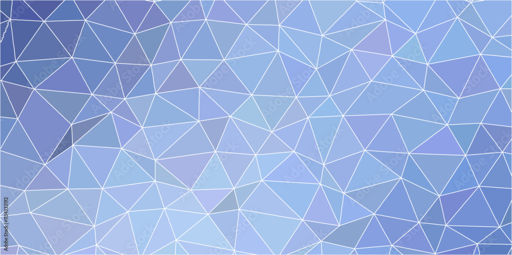 Poster Colorful Polygonal Mosaic Background.  low poly with lines natural network with triangle shapes design. Background consisting of triangles. LowPoly, Polygone, Dreiecke, Netzwerk, Soziales Netzwerk