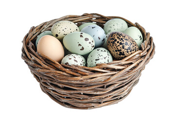 a basket of eggs