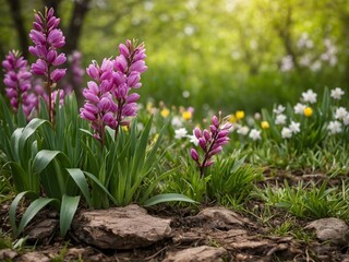 Obraz premium spring background