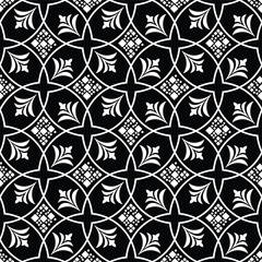 Fototapeta premium Floral seamless pattern ornament. Modern stylish texture. Repeating vector background.