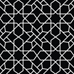 Abstract geometric seamless pattern. Modern stylish texture. Repeating vector background.