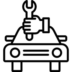 Fototapeta premium Car Service Icon