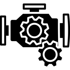 Engine Gear Icon