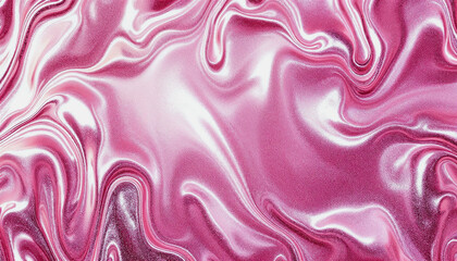 Fototapeta premium Pink foil metallic wall with a dazzling, glowing glow, abstract texture background, and blank area for text or product design mock-up