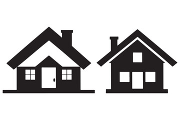 Simple silhouette home