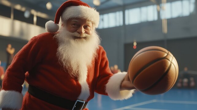 Santa Promoting Physical Activities
