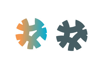 Obraz premium Global Community Logo Elements Template. Community Logo template vector. Community health care. Abstract Community icon