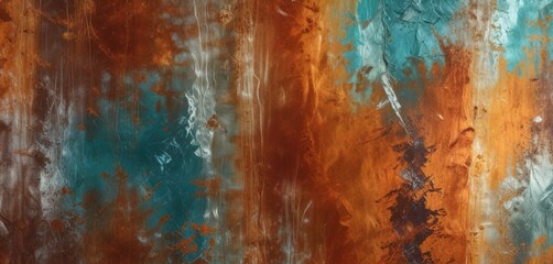 Obraz premium abstract aluminium foil texture with rust and patina , textured, understated