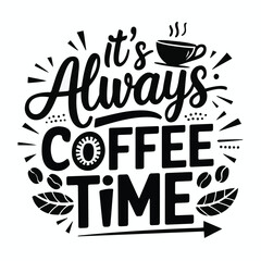 Coffee shirt designs | motivational typography t shirt design