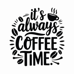 Coffee shirt designs | motivational typography t shirt design