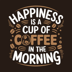 Coffee shirt designs | motivational typography t shirt design