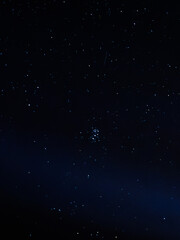 starry night sky with solar