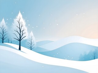 beautiful winter background