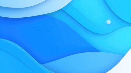 Abstract Blue Wave Layers Design Background
