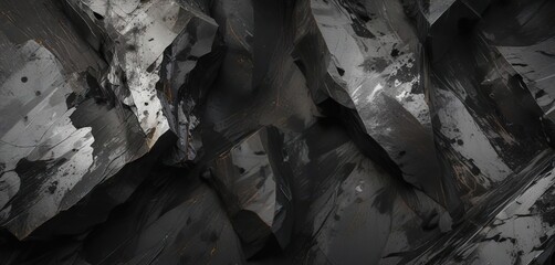 Black and gray abstract grunge pattern on textured surface, texture, grunge