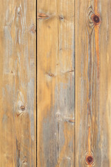 Obraz premium Old wood texture, natural pine wood background with knots. Natural aged wood texture Wallpaper