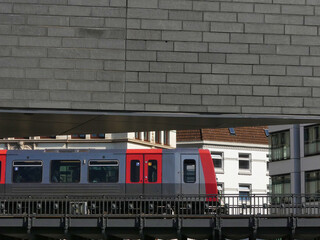 Train station in the city