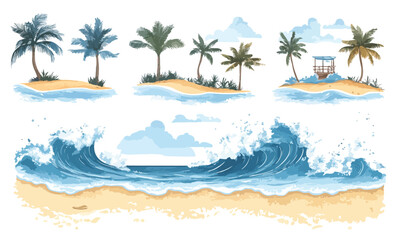 Obraz premium beach background