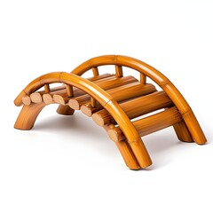 Bamboo Bridge Model for Decorative Use and Creative Home Decor Display Ideas