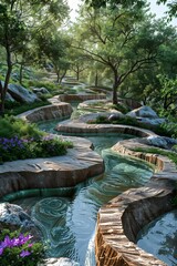 A river in the forest