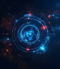 Obraz premium technology background