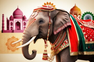 Majestic Symbol - The Elephant of Indian Heritage