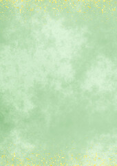 上下キラキラ×和風背景5(緑)