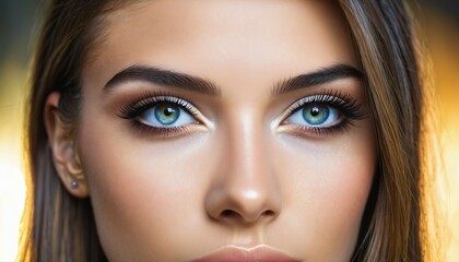 Obraz premium female face part, isolated