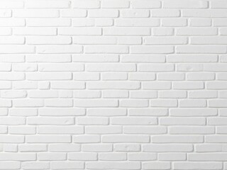 Fototapeta premium Clean, textured white brick wall background, aged, architecture, vintage