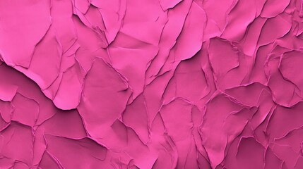 Fototapeta premium A deep pink paper texture with irregular, hand-drawn lines in various shades of lighter pink, giving it an organic, imperfect look
