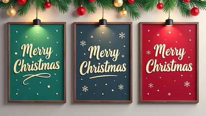 festive posters christmas ornaments bring joy