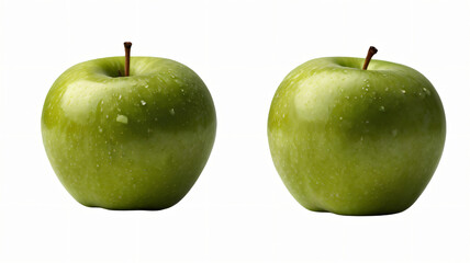 Apple, green apple isolated on white background