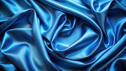 Fototapeta premium Blue silk background with luxurious texture and elegant sheen, Blue, Silk, Background, Texture, Luxurious, Elegant, Sheen, Fabric