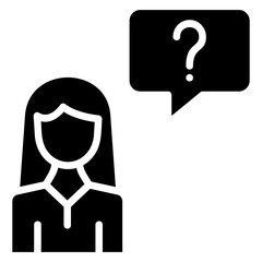 Question  Icon Element For Design