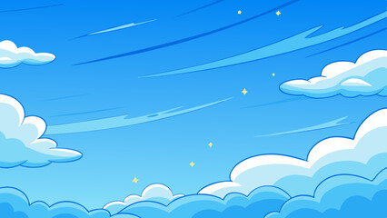 seamless background with clouds
