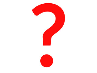red question mark