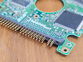 The printed circuit board of IDE type of hard disk or external file storage