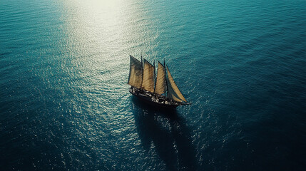 Obraz premium sailboat on the sea