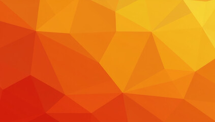 Obraz premium low poly bright orange gradient background banner popular design element modern web