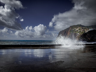 The beautiful coast of madeira